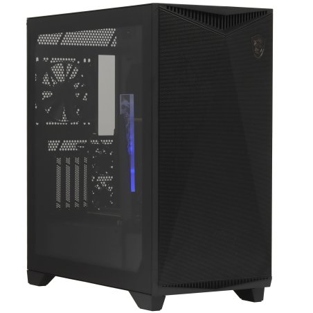 Компьютерный корпус MSI MPG GUNGNIR 300P AIRFLOW Midi Tower, EATX, 2xUSB 3.2 Gen 1, 1xUSB 3.2 Gen2 Type-C, 4x120мм PWM black Fan, 1x80мм Fan, 2x 6015 Fan, MPG PCI-E 4.0 X16 RISER CABLE, Tempered Glass Window