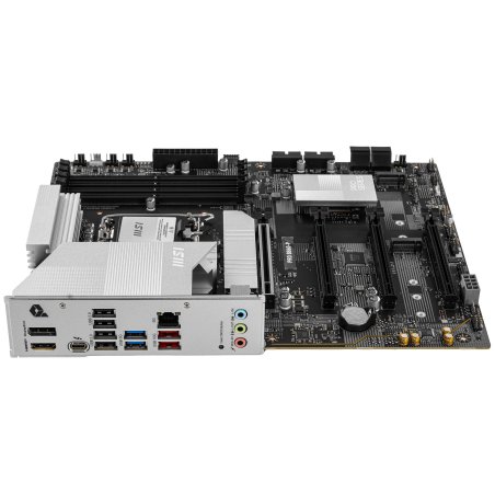 Материнская плата MSI PRO B860-P WIFI, LGA 1851, Intel B860, 4xDDR5, 4xSATA, 3xM.2, 1xPCIe 5.0 x16, 1xPCIe 4.0 x4, 2xPCIe 4.0 x1, 1xHDMI, 1xDP, 1xUSB-C, 1x 5Gb LAN, 2xUSB-A 3.2 Gen 2, 2xUSB-A 3.2 Gen 1, 4xUSB-A 2.0, 3x3.5 мм, 7.1, Wi-Fi 7, ATX