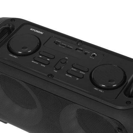 Портативная колонка Hyundai H-PS1030 черный/черный 40 Вт 2.0 BT 10м 3600mAh