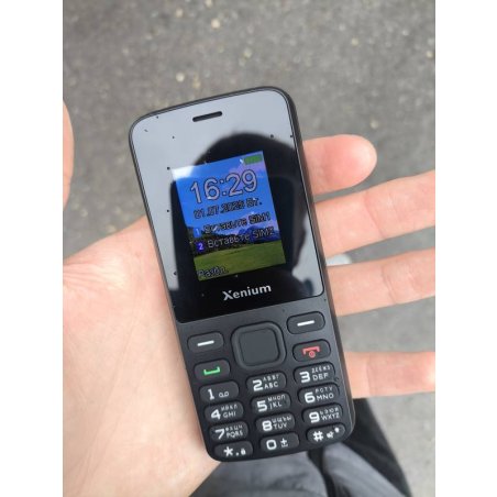 Мобильный телефон Xenium X175 черный моноблок 2Sim 1.8" 128x160 Nucleus GSM900/1800 MP3 FM