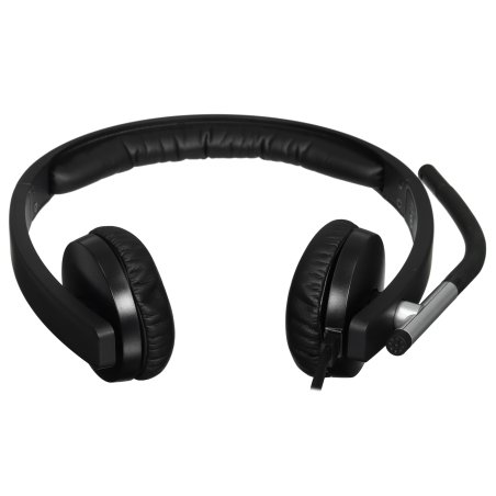 Наушники с микрофоном Logitech H650E черный 1.1м 981-000519