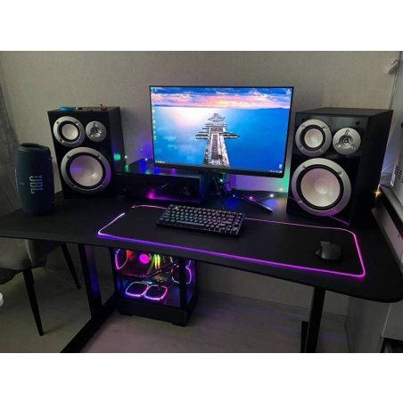 Коврик для мыши Steelseries QcK Prism Cloth Средний черный 320x270x4мм (63825)