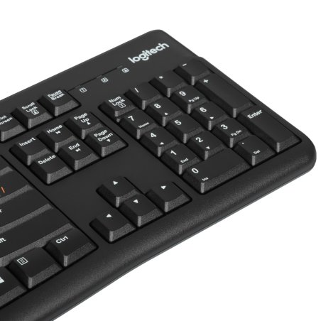 Клавиатура проводная Logitech K120 for business, USB черный (заводская гравировка)