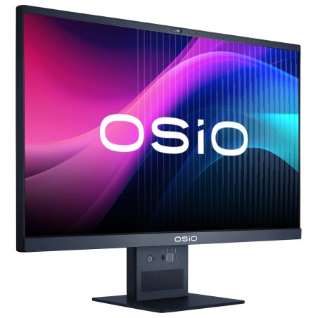 Моноблок Osio BaseLine B240i-025b 23.8" Full HD i3 1115G4 (3) 16Gb SSD 512Gb UHDG Windows 11 Pro GbitEth WiFi BT 84W Cam черный 1920x1080 (RUS)