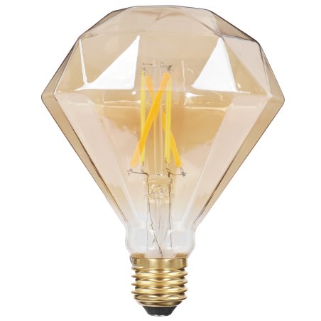 Лампа светодиодная Gauss филаментная Smart Home DIM+CCT E27 Diamond Golden 6,5 Вт 2000-5500К 1370112