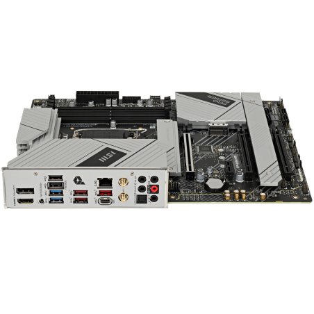 Материнская плата MSI PRO Z790-A WIFI, LGA1700, Intel Z790, 4xDDR5, 6xSATA, 4xM.2, 1xPCIe 5.0 x16, 1xPCIe 4.0 x4, 1xPCIe 3.0 x1, 1xDP, 1xHDMI, 1x2.5Gb LAN, Wi-Fi 6E, Bluetooth 5.3, 1xUSB-C 20Gbps, 3xUSB-A 10Gbps, 2xUSB-A 5Gbps, 2xUSB-A 2.0, 5x3.5 мм, 7.1,
