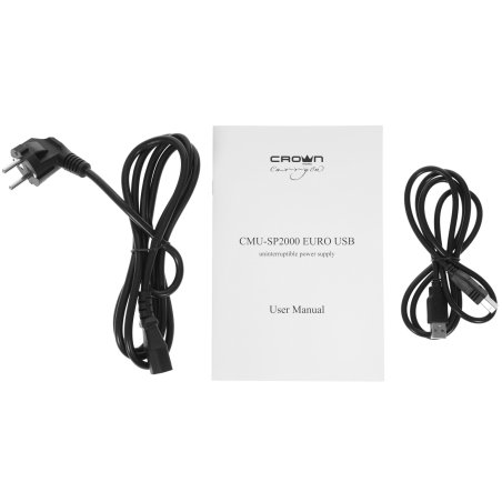 Источник бесперебойного питания Crown CMU-SP2000EURO/2000 ВА/1200 Вт/1 х IEC 320 C13 (компьютерная), 4 х CEE 7 (евророзетка)