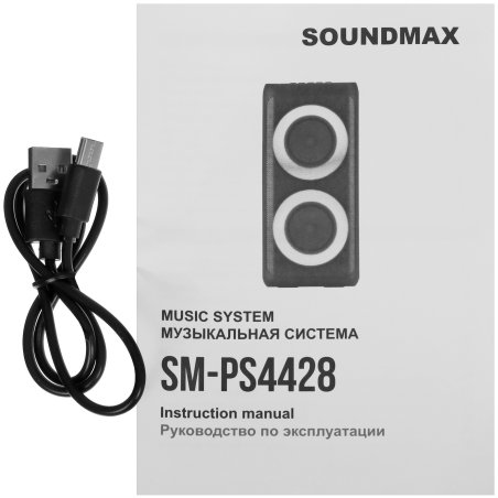 Портативная колонка SOUNDMAX SM-MS4201 черный