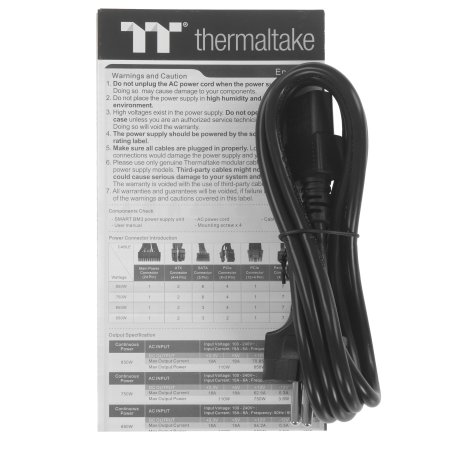 Блок питания Thermaltake Smart BM3 Gen.5 80 PLUS Bronze (20+4pin) APFC 120мм fan 12xSATA Cab Manag RTL