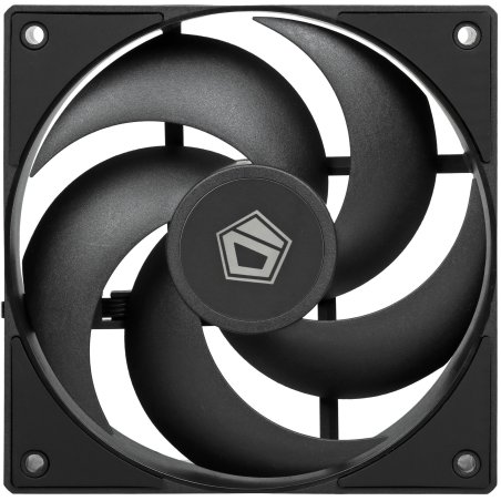 Вентилятор для корпуса ID-Cooling AS-120-K черный, 120 мм, 2000 об/мин, 27.2 дБ, 4 pin