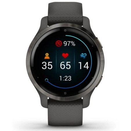 Смарт-часы Garmin Venu 2S AMOLED корп.розовое золото рем.белый разм.брасл.:110-175мм (010-02429-13)