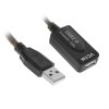 Кабель VCOM VUS7049-20M Кабель-адаптер USB2.0-repeater, удлинительный активный <Am-->Af> 20м