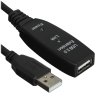 Кабель-адаптер iOpen ACU823-50M USB2.0-repeater, удлинительный активный Am-->Af 50м медь