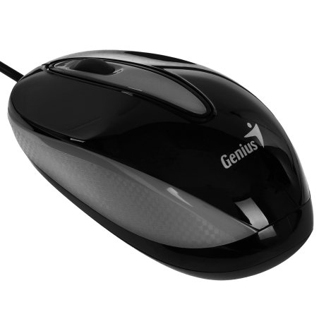 Мышь проводная Genius DX-Mini черный, 1000 dpi, USB, кнопки - 3