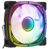 Вентилятор для корпуса Formula Nulight 12BK RGb 120х120x25 черный 3-pin 4-pin (Molex) 19.06дБ (NULIGHT 12BK FR) Ret