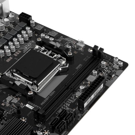 Материнская плата Gigabyte A620M H (V1.2/V2.0), SocketAM5 AMD A620 2xDDR5 mATX AC`97 8ch(7.1) GbLAN RAID+VGA+HDMI