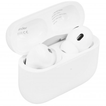 Наушники TWS Defender Apods белый, внутриканальные, Bluetooth, сенсорное управление, до 4 ч
