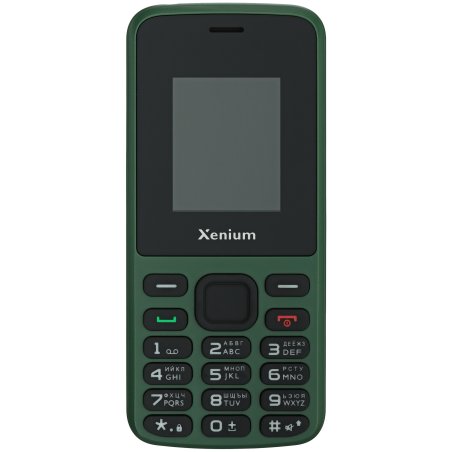 Мобильный телефон Xenium X175 зеленый моноблок 1.77" 128x160 Nucleus GSM900/1800 MP3