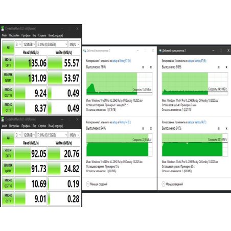 Флешка USB ADATA UV320 (AUV320-64G-RWHGN), 64Gb, USB 3.2 Gen1, R/W 100/30, белый/зеленый