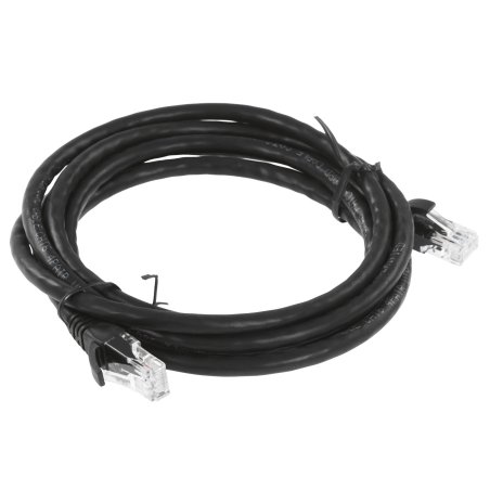 Патч-корд литой AOpen ANP612B-BK-2M (7/0.20) UTP кат.6 черный 2m