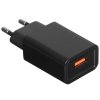 Сетевое зарядное устройство GoPower GP1U 1USB 2.4A 12W черный (1/120/480)