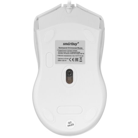 Мышь проводная Smartbuy ONE 338 белая SBM-338-W