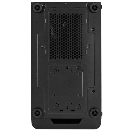 Компьютерный корпус Miditower ExeGate EVO-9202 (ATX, без БП, с окном, 1*USB+1*USB 3.0, аудио, 3 вент. 12см с RGb подсветкой)