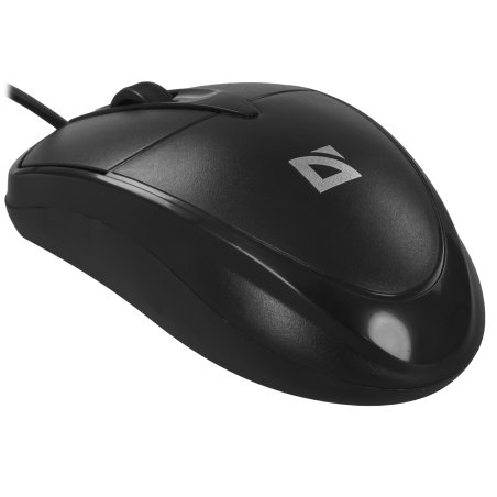 Мышь проводная Defender Trace MB-989 черный, 1000 dpi, USB, кнопки - 3