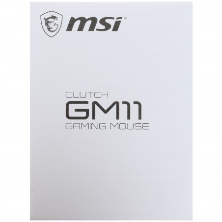 Мышь проводная MSI Clutch GM11 черный, 5000 dpi, USB, кнопки - 6