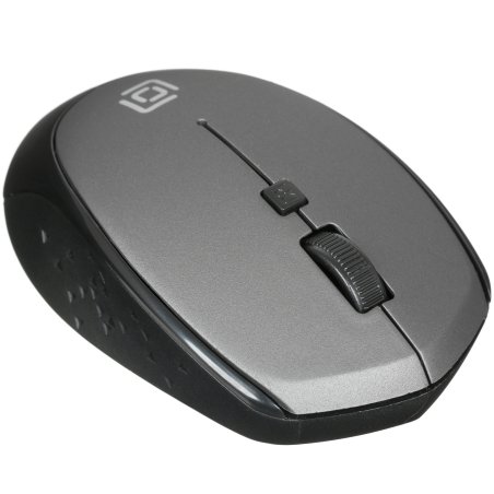 Мышь беспроводная Oklick 488MW серый/черный, 1600 dpi, радиоканал, USB, кнопки - 4