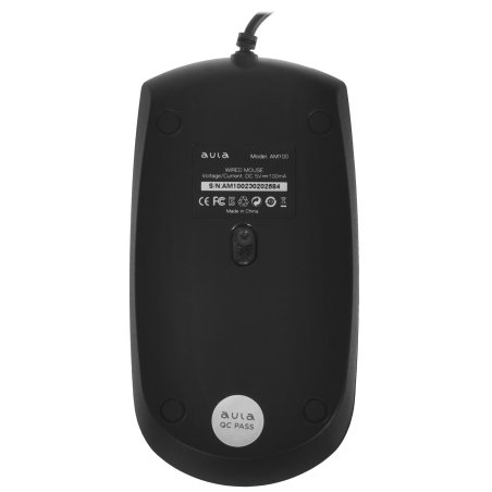 Мышь проводная AULA AM104 черный