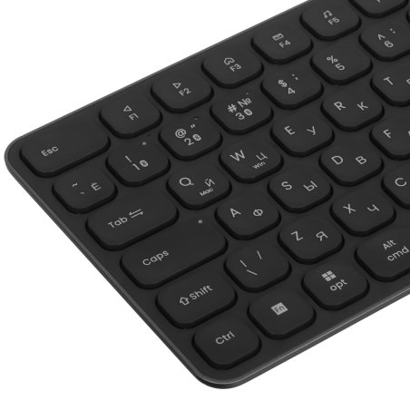 Клавиатура беспроводная Rapoo E9310M Ультра-тонкая 2.4ГГц, Bluetooth3.0, серый