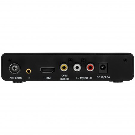 Приставка для цифрового ТВ Cadena CDT-2351SB черный, DVB-T2, DVB-T, HDMI, USB 2.0