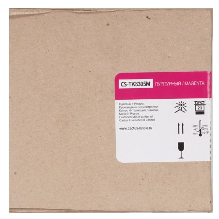 Картридж лазерный Cactus CS-TK8305M пурпурный (15000 стр.) для Kyocera Mita 3050/3051/3550/3551