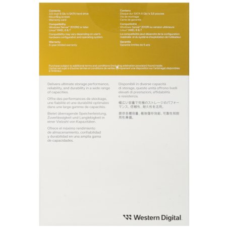 Жесткий диск WD SATA-III 20TB WD203KRYZ Server Gold 512E (7200rpm) 512Mb 3.5"