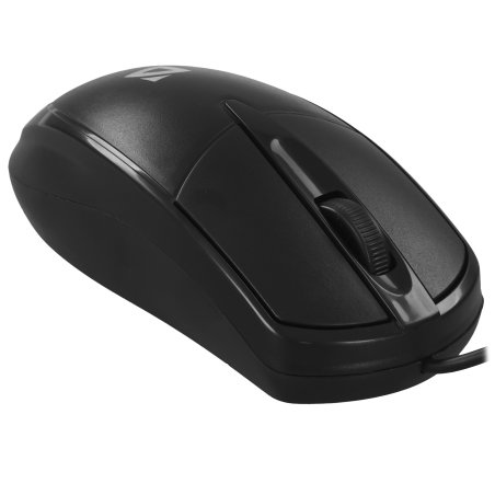 Мышь проводная Defender Trace MB-989 черный, 1000 dpi, USB, кнопки - 3