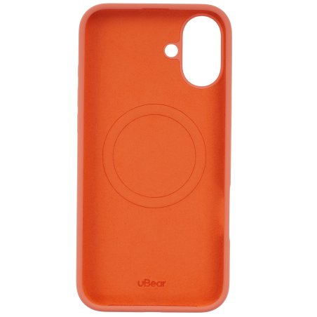 Чехол (клип-кейс) uBear для Apple iPhone 16 Plus Touch with MagSafe коралловый (CS416CR67PTH-I24M)