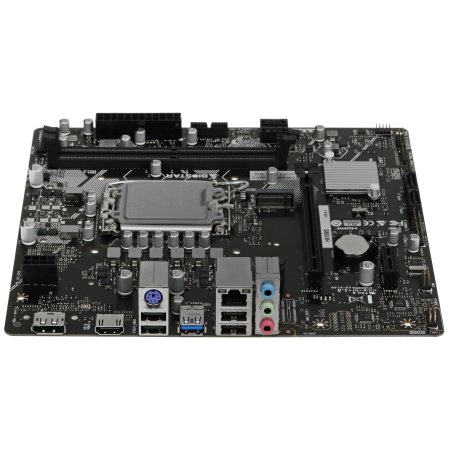 Материнская плата Biostar H610MS, LGA 1700, Intel H610, 2xDDR4, 4xSATA, 1xM.2, 1xPCIe 4.0 x16, 1xPCIe x1, 1xHDMI, 1xDP, 1x 1Gb LAN, 1xUSB-A 3.2 Gen 1, 4xUSB-A 2.0, 3x3.5 мм, 7.1, mATX