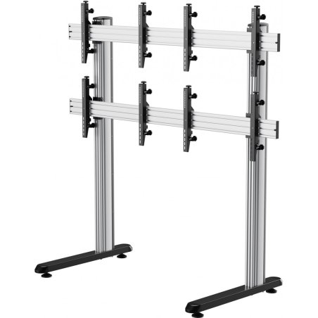 Стойка для телевизора Cactus CS-FS-TV4-PRO черный 32"-70" макс.50кг напольный мобильный