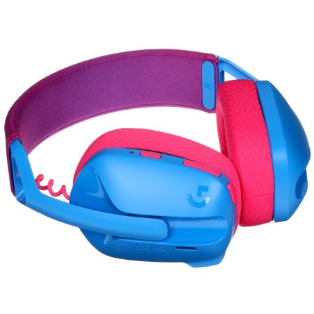 Гарнитура Logitech G435 синий/розовый, беспроводная, Bluetooth/USB, до 18 ч