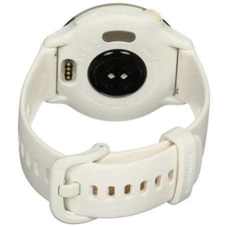 Умные часы Garmin Vivoactive 6 золотистый, ремешок слоновая кость 42,2мм