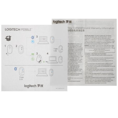 Мышь беспроводная Logitech Pebble M350 розовый, 1000 dpi, радиоканал, Bluetooth, USB, кнопки - 3