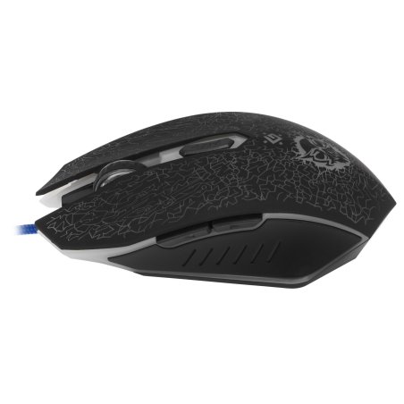 Мышь проводная Defender Shock GM-110L черный, 3200 dpi, USB, кнопки - 6