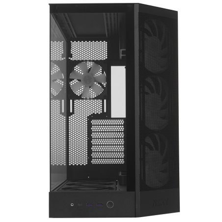 Компьютерный корпус без блока питания Case NZXT H9 Flow RGb+ (2025), Midi-Tower, TG, 6x140мм RGb + 1x120мм RGb, 2xUSB-A 3.2 + 1xUSB-C 3.2, E-ATX, ATX, mATX, mITX черный