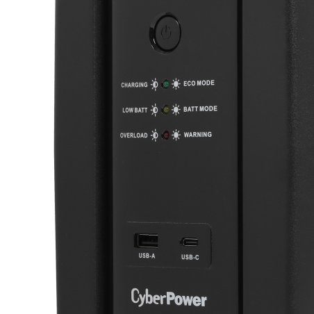 Источник бесперебойного питания CyberPower UT2200EG ИБП Line-Interactive, Tower, 2200VA/1320W USB/RJ11/45/USB charger A/C (4 EURO) NEW, 12В/9 Ач х 1