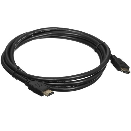 Кабель аудио-видео Cactus CS-HDMI.1.4-1.8 HDMI (m)/HDMI (m) 1.8м. Позолоченные контакты черный