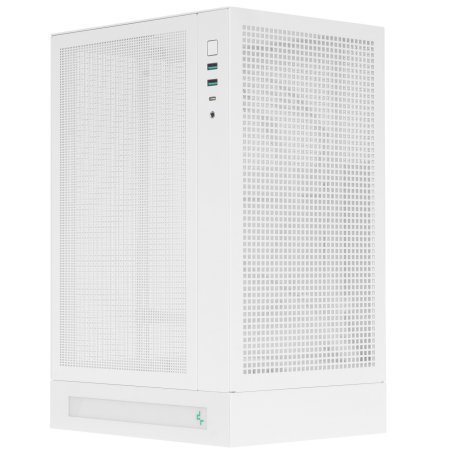 Компьютерный корпус Deepcool CH170 DIGITAL белый без БП mATX 1x120мм 1xUSB 2.0 1xUSB 3.0 audio bott PSU