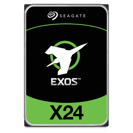 Жесткий диск серверный Seagate 3.5"; 24TB Exos X24 SAS 12Gb/s, 7200 rpm, 512 MB ST24000NM007H