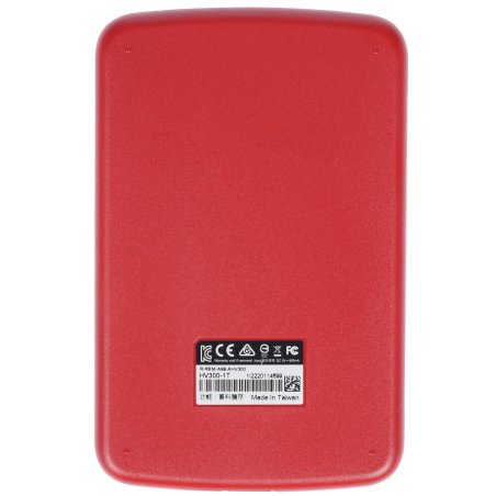 Внешний жесткий диск 1TB ADATA HV300, 2,5" , USB 3.1, красный