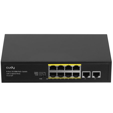 Коммутатор Cudy FS1018PS1 (L2) 16x100Мбит/с 2x1Gbит/с 1SFP 16PoE+ 200W неуправляемый